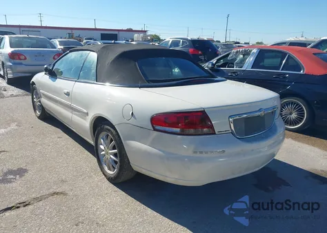 2001 Chrysler Sebring Lxi из США, поврежденный, VIN 1C3EL55U81N688280